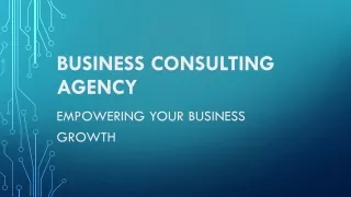 Unlocking Success Why Your Business Needs a Top Business Consulting Company