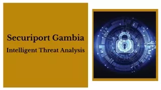 Securiport Gambia - Intelligent Threat Analysis