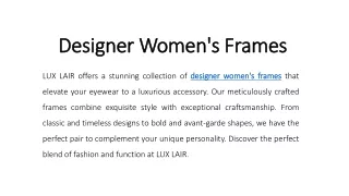 designer women s frames