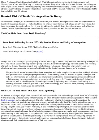 Laser Teeth Lightening 2023: Treatment, Prices, Evaluates & Results