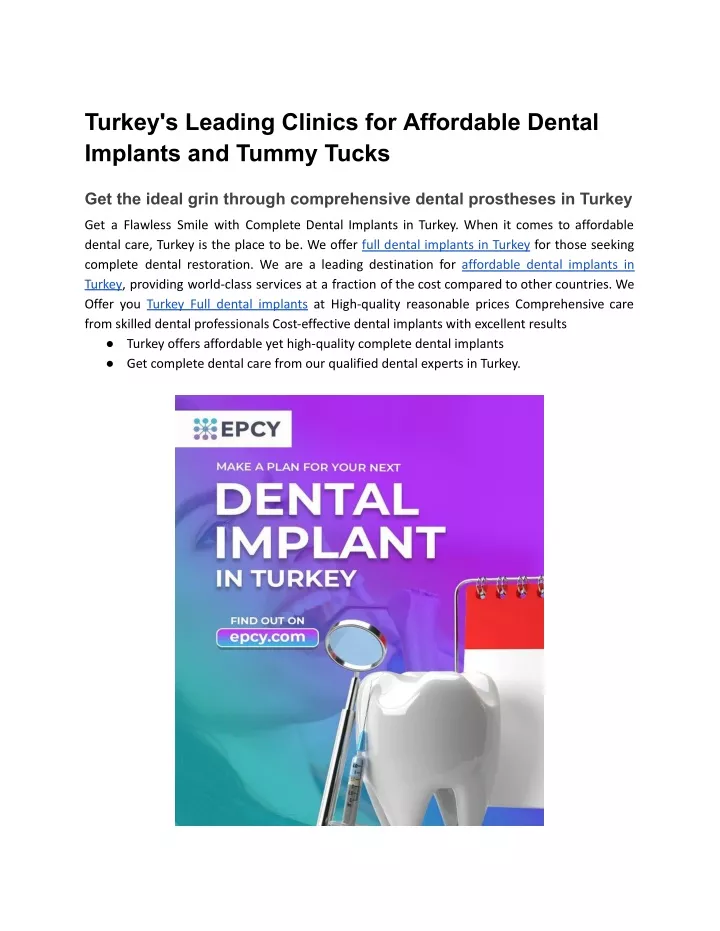 turkey s leading clinics for affordable dental