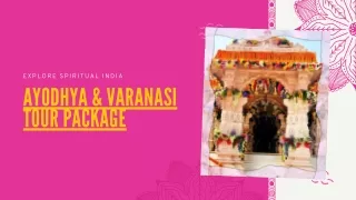 Ayodhya & Varanasi Tour Package
