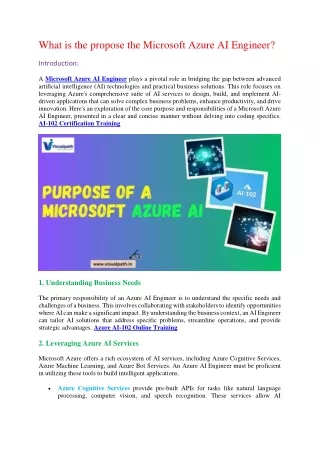 what is the propose the microsoft azure