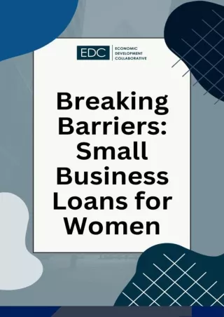 Small Business Loans for Women