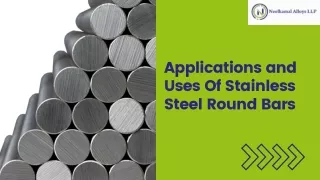 Application and Uses of Round Bars