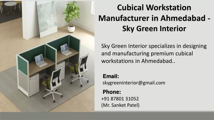 cubical workstation manufacturer in ahmedabad