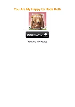You Are My Happy by Hoda Kotb