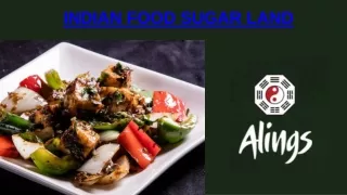 Discover Indian Food in Sugar Land - Alings Chinese Bistro