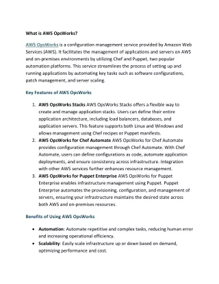 AWS OpsWorks Unleashed: Chef, Puppet, and Stacks Simplified