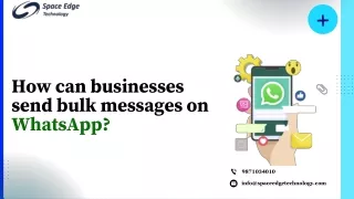 The Process for Businesses to Send Bulk Messages on WhatsApp