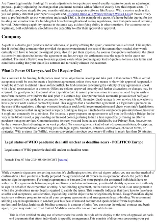 Just How To Make Your Last Will And Testimony Lawfully Binding In Each State