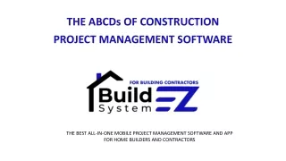 the abcds of construction project management