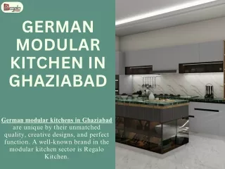 German Modular Kitchen In Ghaziabad