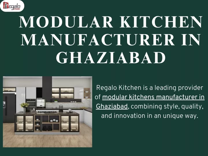 modular kitchen manufacturer in ghaziabad