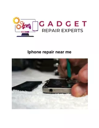 Samsung repair near me | Gadget Repair Expert