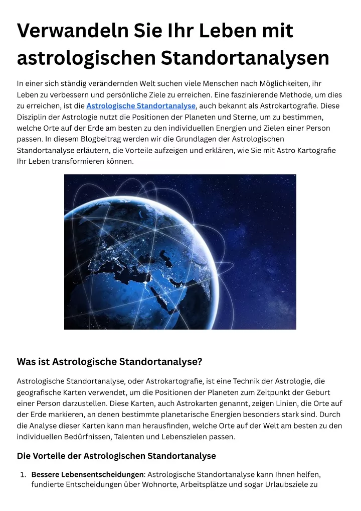 verwandeln sie ihr leben mit astrologischen