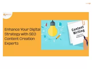 Enhance Your Digital Strategy with SEO Content Creation Experts