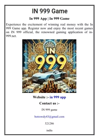 in 999 app in 999 game