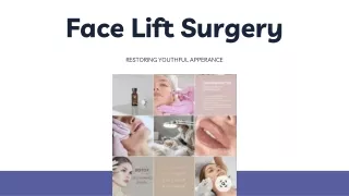 Facelift surgery what you need to know