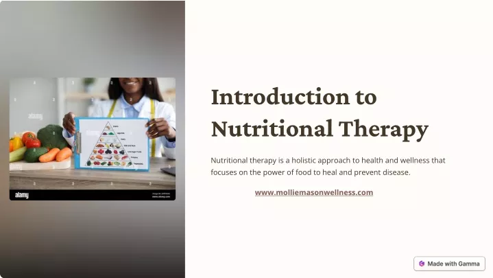 introduction to nutritional therapy