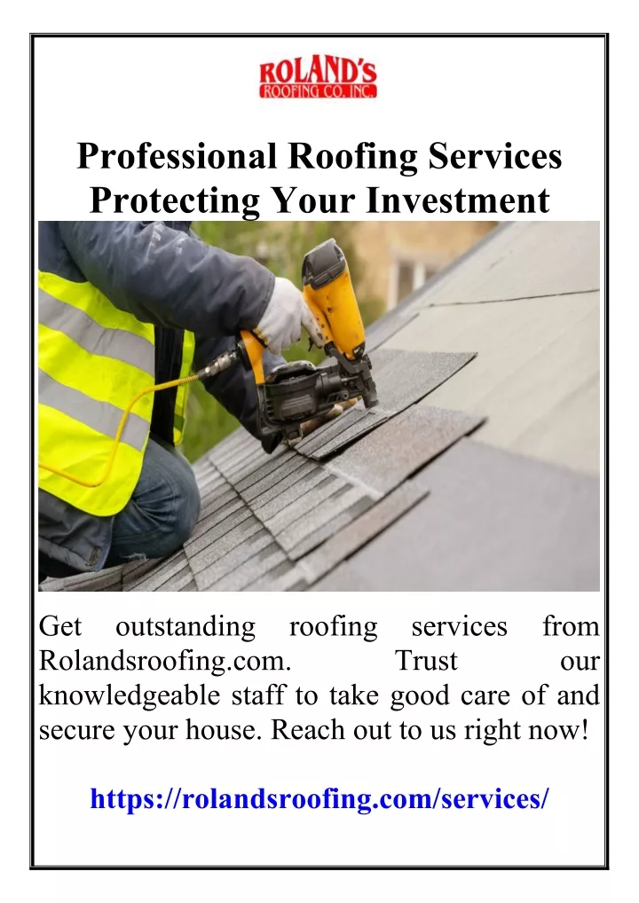 professional roofing services protecting your