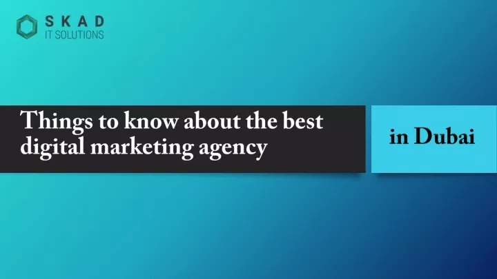 things to know about the best digital marketing agency