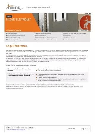 sant et s curit au travail