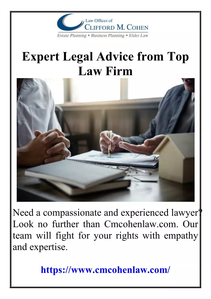 expert legal advice from top law firm