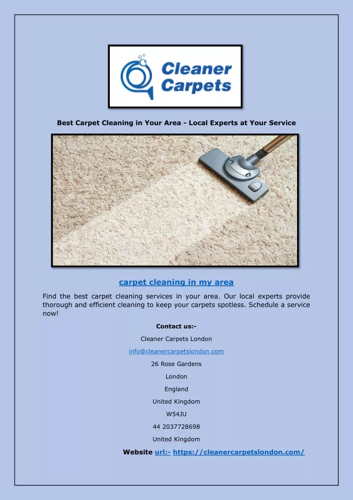 best carpet cleaning in your area local experts