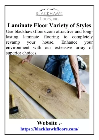 Laminate Floor Variety of Styles