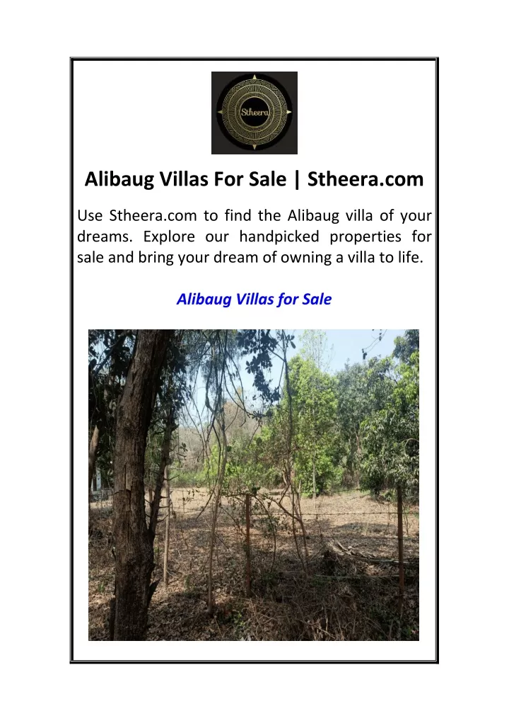 alibaug villas for sale stheera com