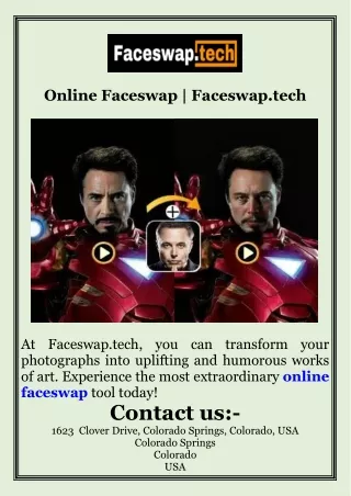 Online Faceswap  Faceswap.tech