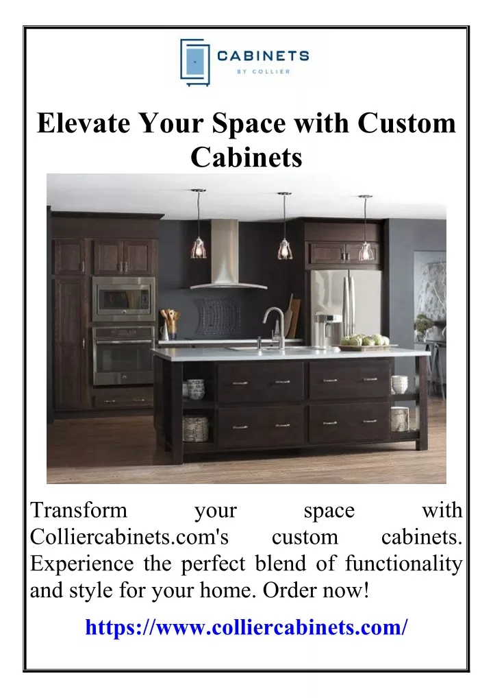 elevate your space with custom cabinets