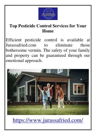 Professional Pesticide Control Services