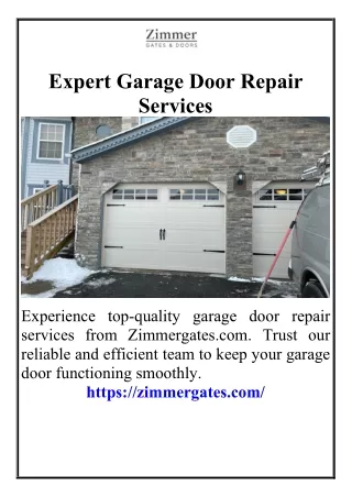 Expert Garage Door Repair Services