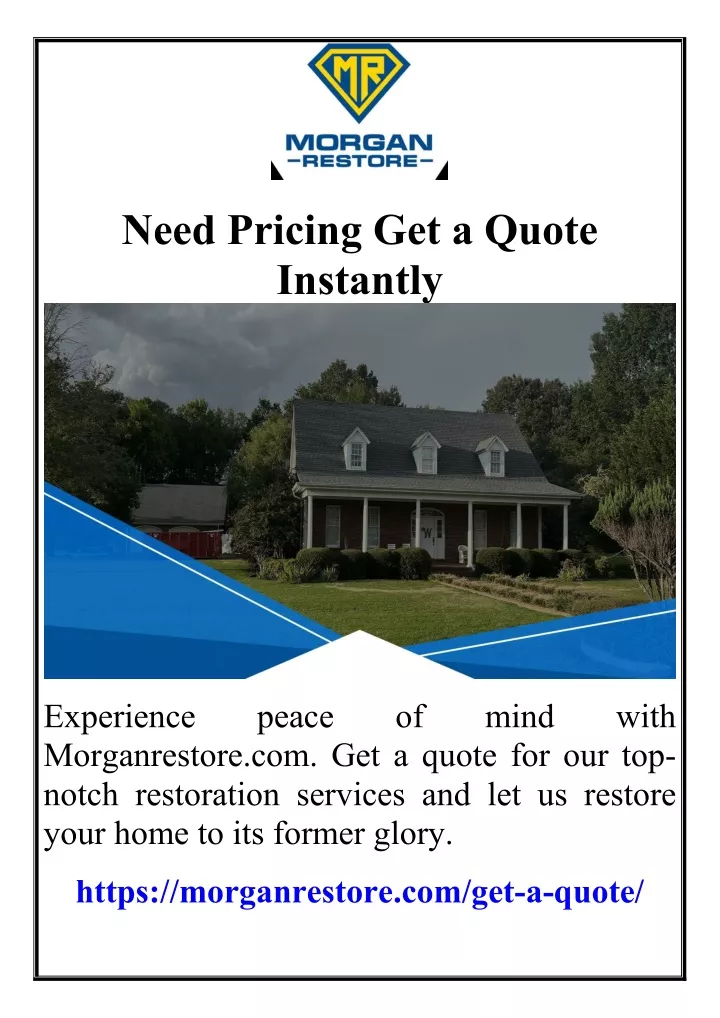 need pricing get a quote instantly