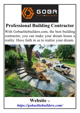 Professional Building Contractor