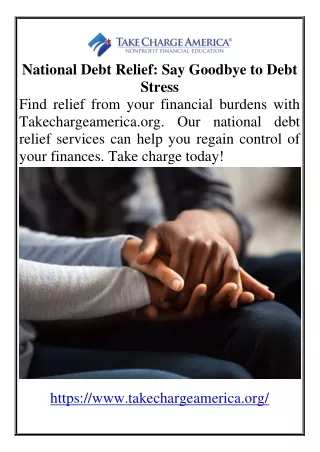 National Debt Relief: Start Your Journey to Financial Freedom