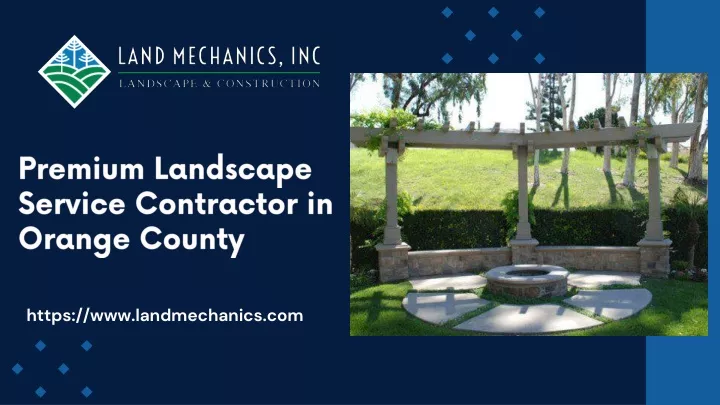 premium landscape service contractor in orange