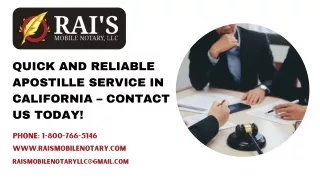 Your One-Stop Solution for California Apostille Needs