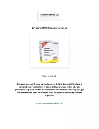 Buy steroid UK | Onlinesteroidsuk.co