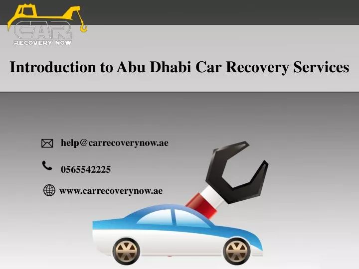 introduction to abu dhabi car recovery services