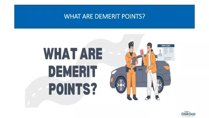 what are demerit points