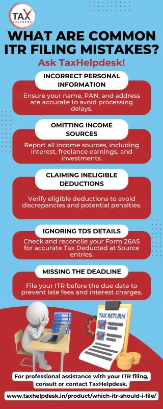 what are common itr filing mistakes