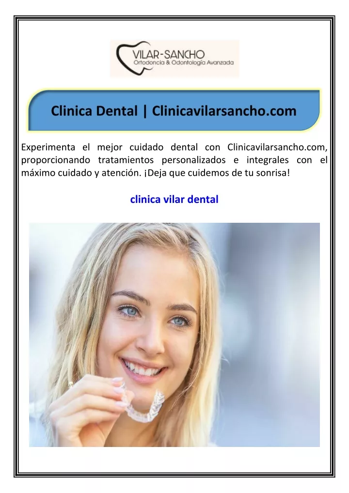 experimenta el mejor cuidado dental