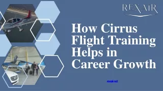 How Cirrus Flight Training Helps in Career Growth