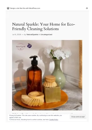 Natural Sparkle Your Home for Eco-Friendly Cleaning Solutions