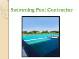 Swimming pool