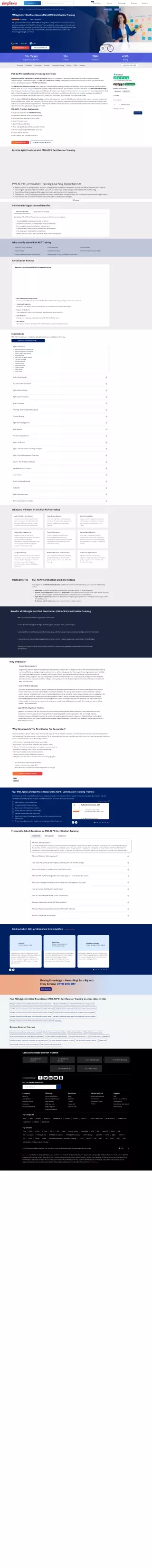 PMI - ACP Certification Training Course