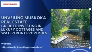 Luxury cottages for sale Muskoka